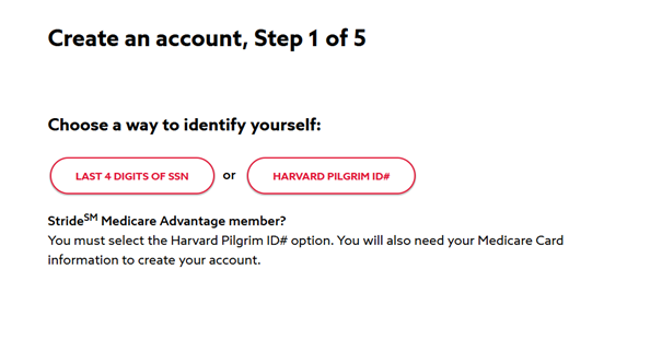 Harvard Pilgrim Provider Portal Registration